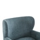 preview thumbnail 12 of 33, Christopher Knight Home - Parmelee Upholstered Wingback Club Chair with Plush Velvet and Solid Wood Legs