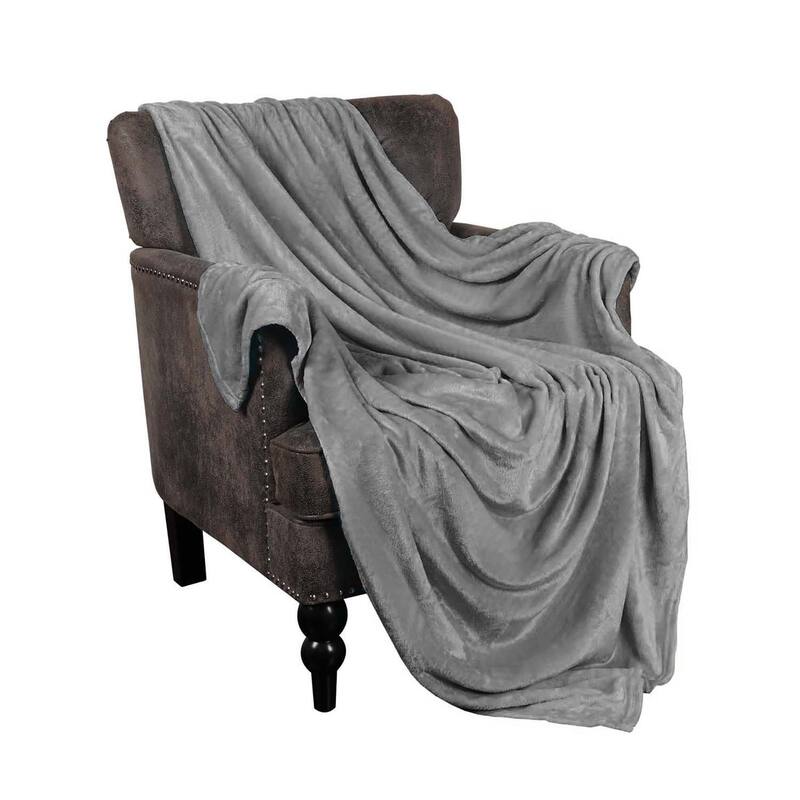 Superior Fleece Plush Medium Weight Soft Fluffy Decorative Blanket