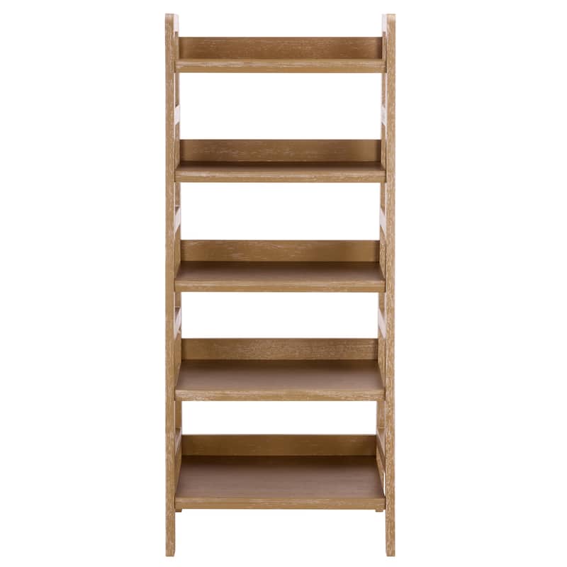 SEI Furniture Amanda 5-Tier Bookcase - 25"W x 21"D x 66"H