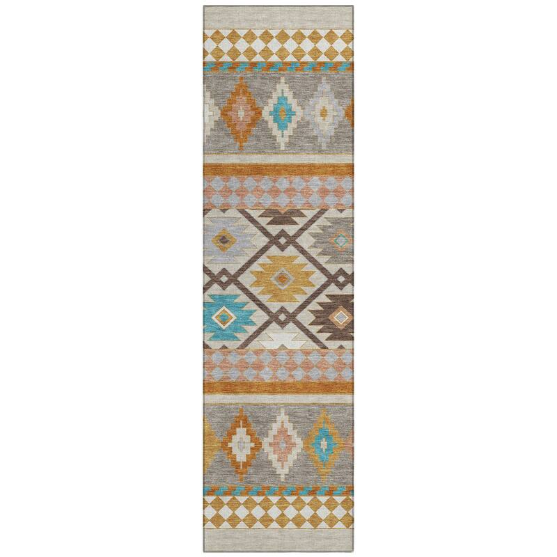 Machine Washable Indoor/ Outdoor Global Clemente Chantille Rug