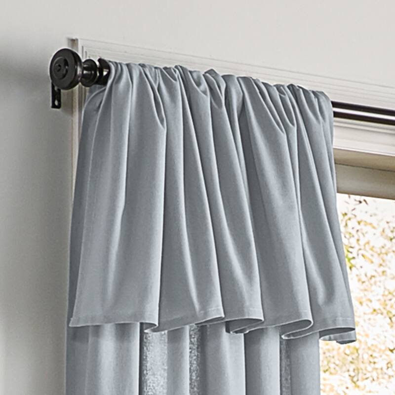 Mercantile Farmhouse Drop Cloth Curtain Panel