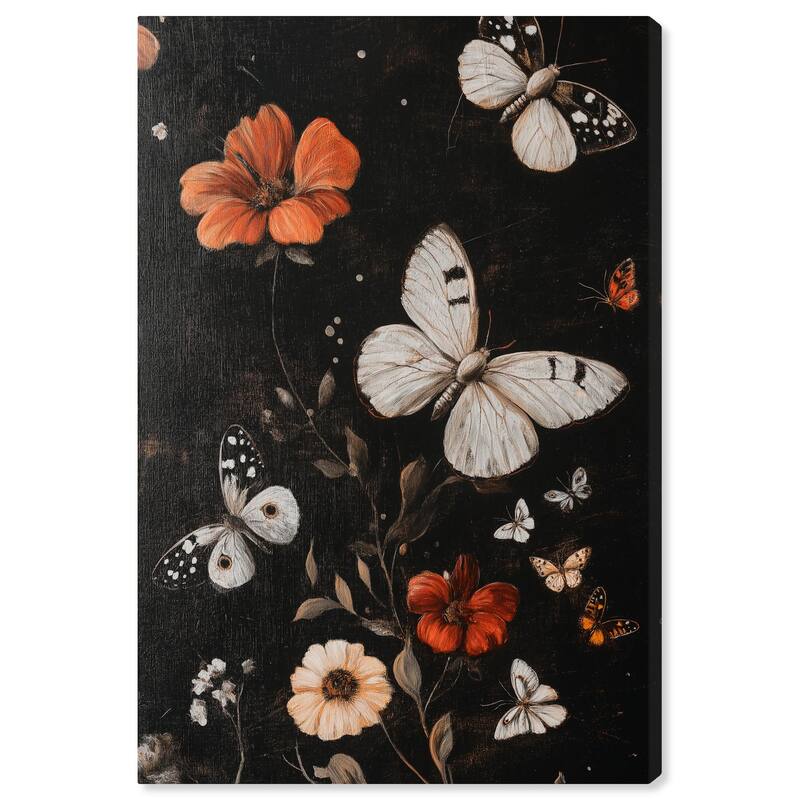 Butterfly Wing Patterns Canvas by Art Remedy, Gallery Wrapped - 30" x 45"