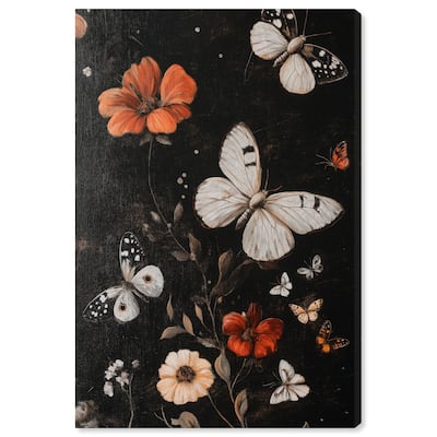 Butterfly Wing Patterns Canvas by Art Remedy, Gallery Wrapped
