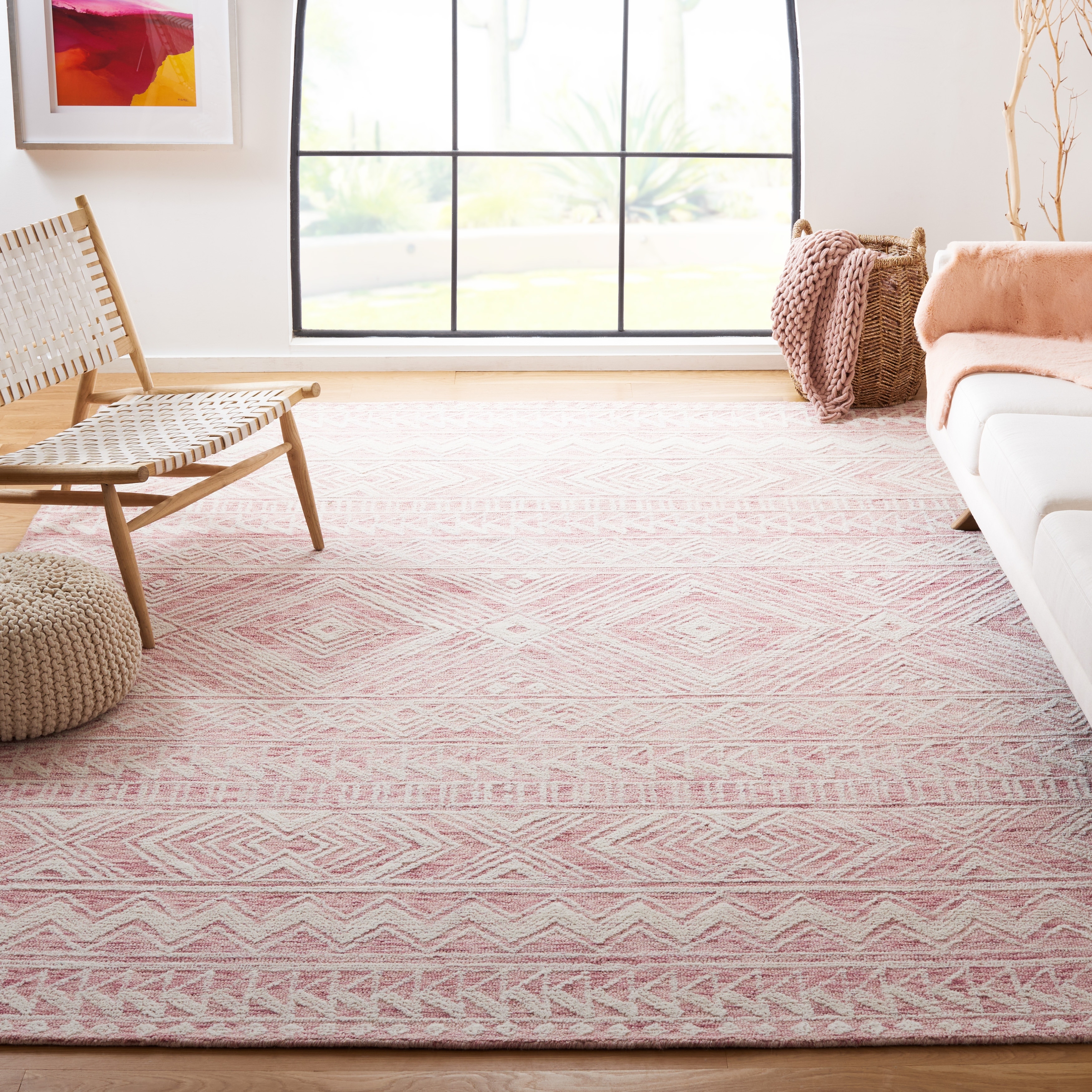 SAFAVIEH Handmade Metro Symela Boho Moroccan Wool Rug