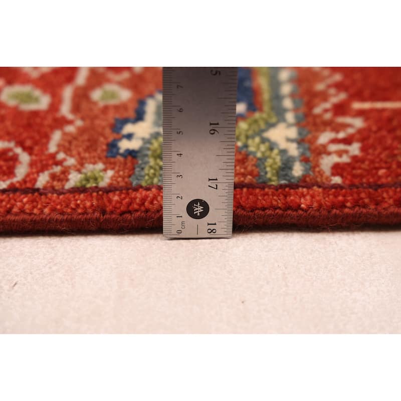 ECARPETGALLERY Hand-knotted Jules Serapi Dark Copper Wool Rug - 2'6 x 7'10