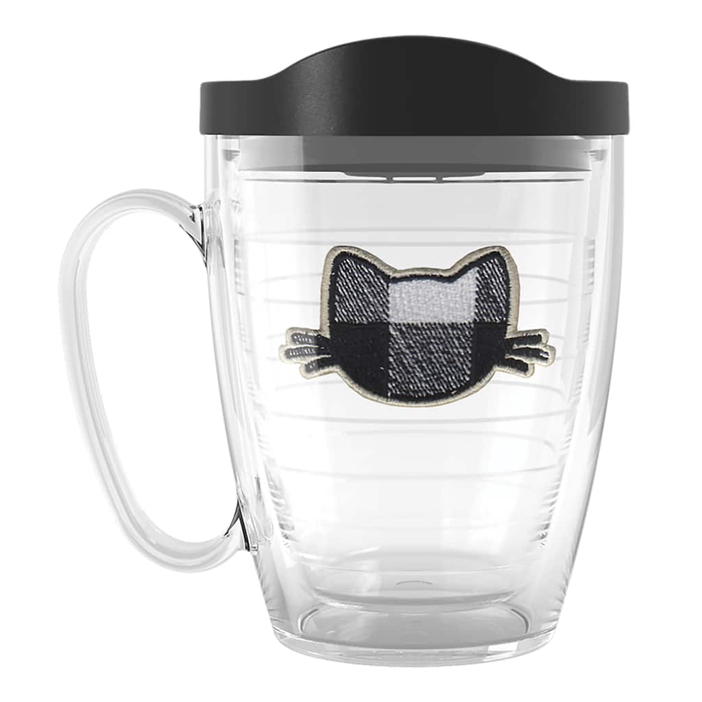 Tervis Plaid Cat Made in USA Double Walled Insulated Travel Tumbler, Classic - 16oz Mug