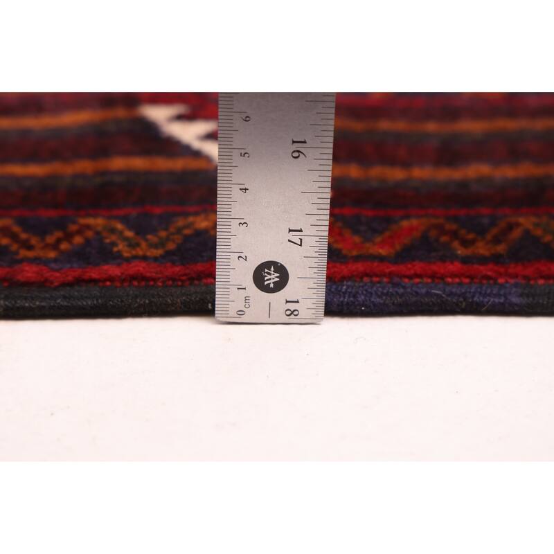 ECARPETGALLERY Hand-knotted Teimani Dark Navy Wool Rug - 3'11 x 6'2