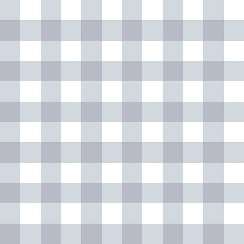 Galerie Wallcoverings Little Explorers 2 Tartan Boom Non-woven Matte Wallpaper Roll - 33 feet x 21 inches - Blue