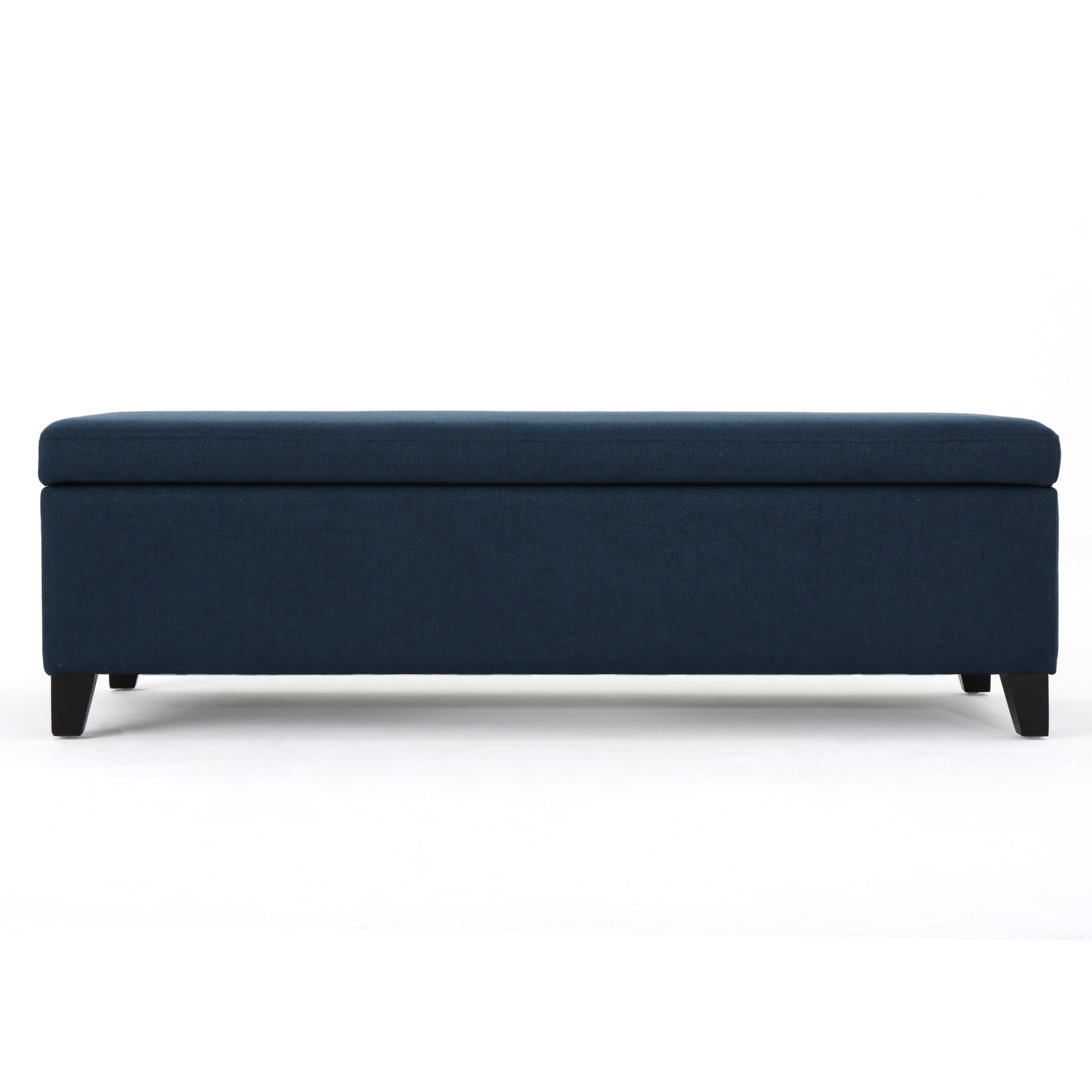Navy blue ottoman bench cheap