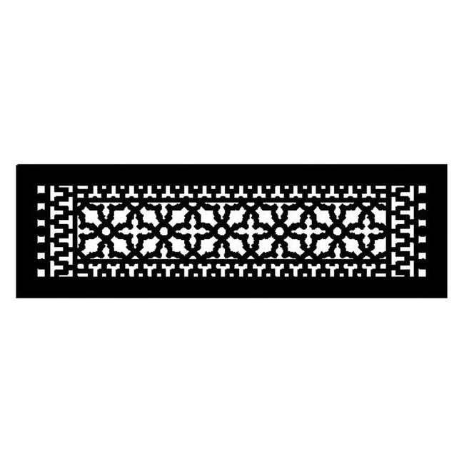 Reggio Registers Scroll Series 6" x 24" Grille with Mounting Holes