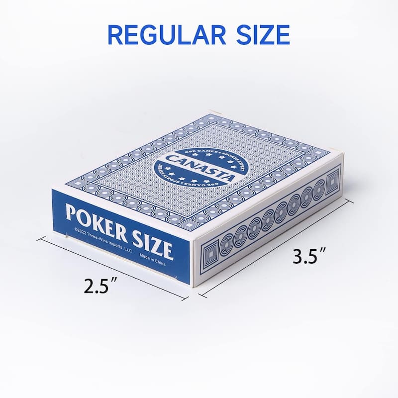 GSE™ 12Deck Canasta Playing Cards with Point Values, Included Canasta