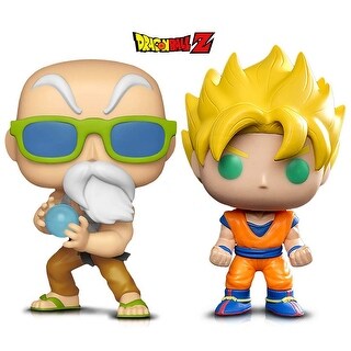 Shop Warp Gadgets Bundle Funko Pop Animation Dragonball Z Super Saiyan Goku And Master Roshi Max Power 2 Items Overstock 27869608