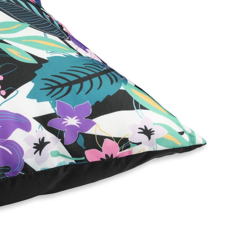 Vera Bradley by Classic Accessories Water-Resistant Accent Pillows, 18 x 18 x 8 Inch, 2 Pack