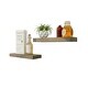 preview thumbnail 11 of 10, Del Hutson Designs True Floating Shelves, Set of 2, 16"