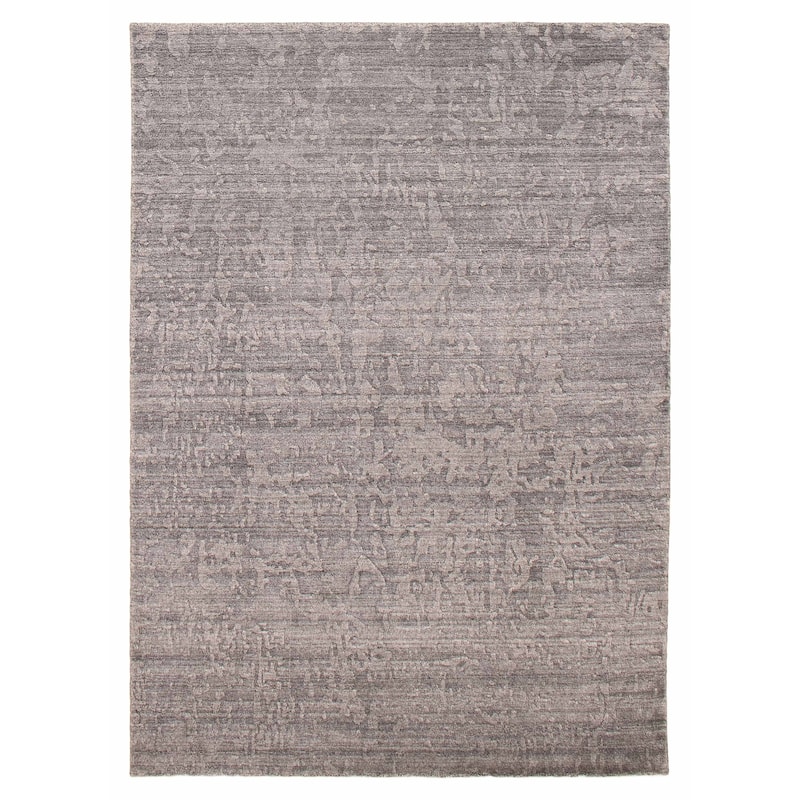 ECARPETGALLERY Hand Loomed Kashkuli Gabbeh Grey Wool Rug - 5'6 x 7'8 - Grey - 5'6 x 7'8