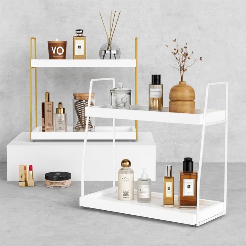 Bathroom Organizer Countertop - 6.7"D x 14.4"W x 14"H