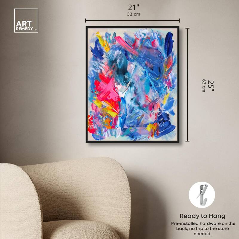 Colorburst Mirage Canvas by Art Remedy