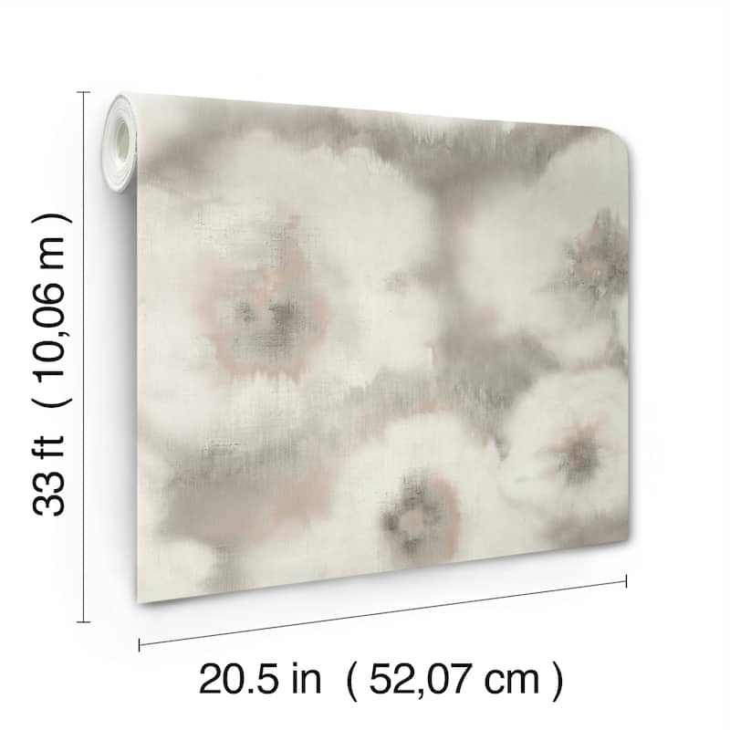Hampton Blended Floral Wallpaper 20.5 in W X 33 ft L
