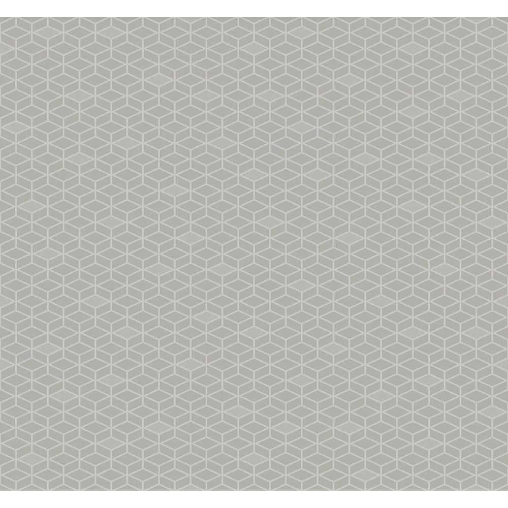 Seabrook Designs Davy Diamond Geometric Unpasted Wallpaper