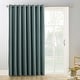 preview thumbnail 54 of 70, Sun Zero Hayden Patio Extra-Wide Blackout Grommet Sliding Patio Door Curtain Panel, Single Panel 100 x 84 - Mineral