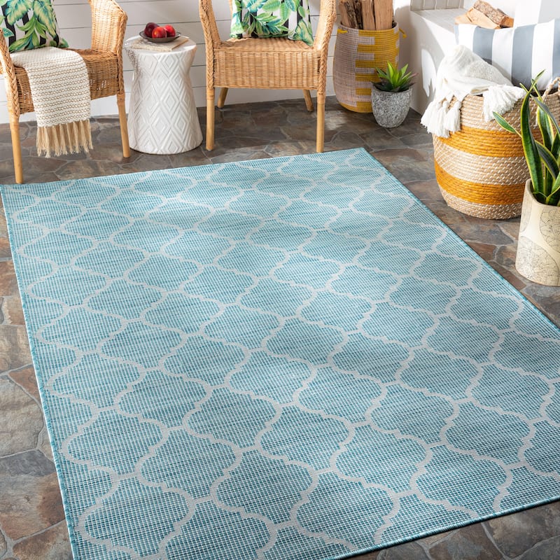 Artistic Weavers Asya Traditional Trellis Outdoor Area Rug