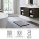 preview thumbnail 8 of 22, Fake Fur Bath Mat - 21x34-Inch Machine Washable Nonslip Small Rug for Bathroom, Hallway, or Kitchen by Home-Complete