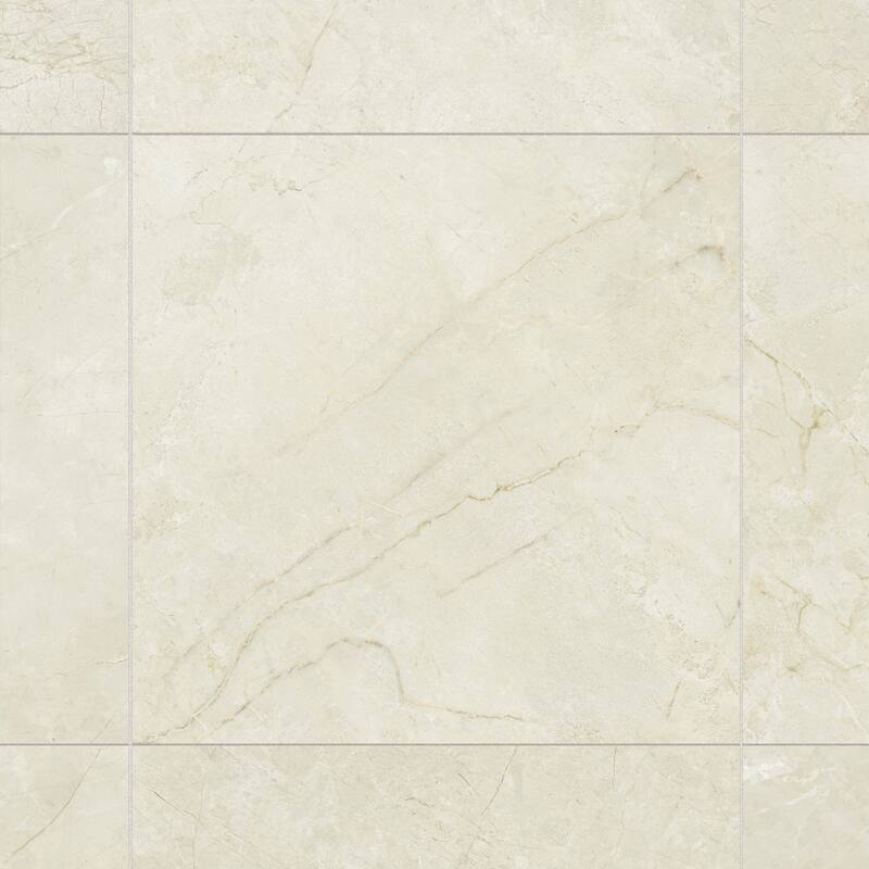 Merola Tile Reve Beige 23-1/2" x 23-1/2" Porcelain Floor and Wall Tile