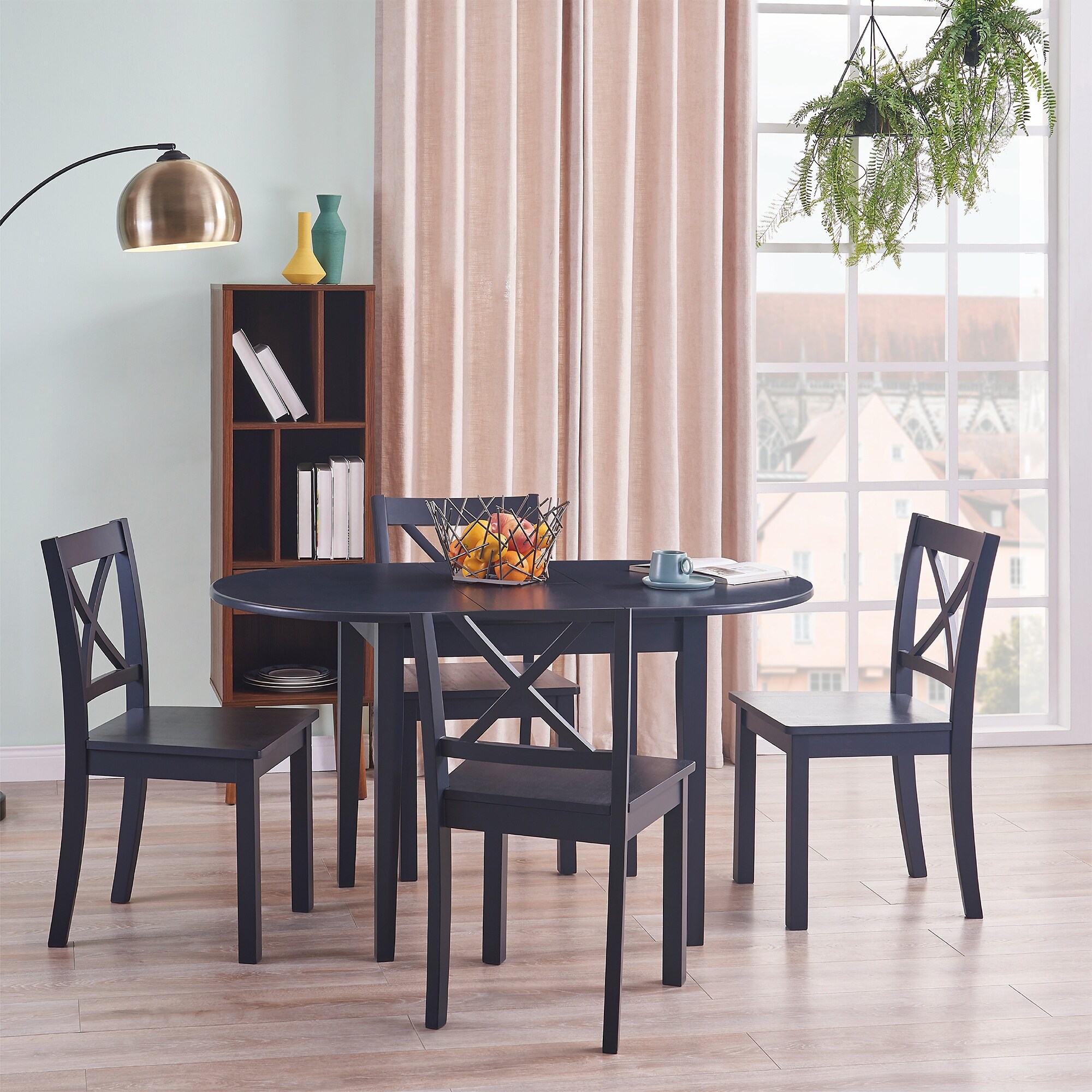 Navy Blue Dining Room Table - 6 Navy Blue Northern Brothers Dining
