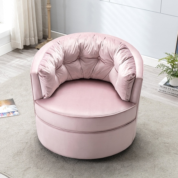 Elegant Round Swivel Barrel Chair Bed Bath Beyond 32166625