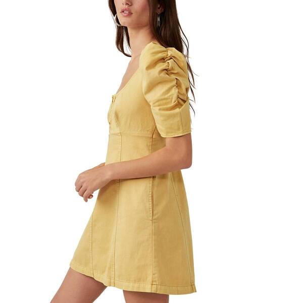 cheyenne denim mini dress Cheyenne Denim Mini Dress