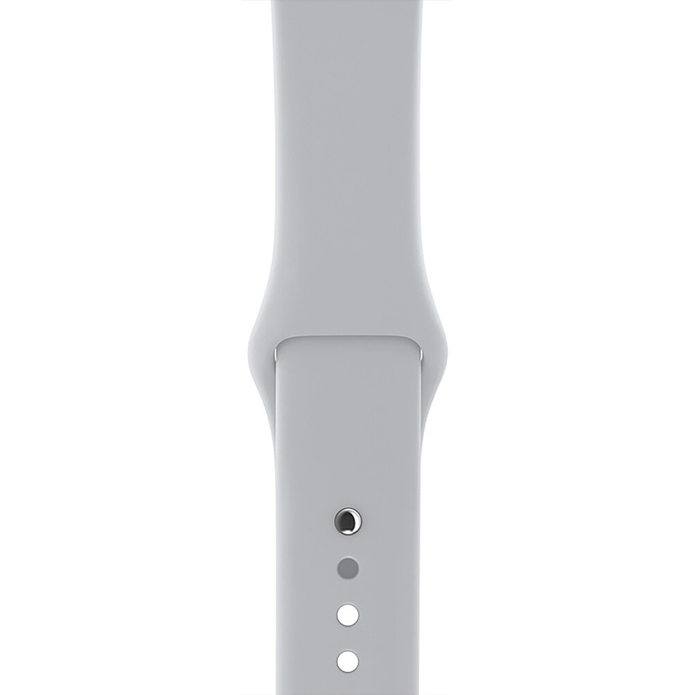 apple watch series 3 38mm silver aluminum fog sport band