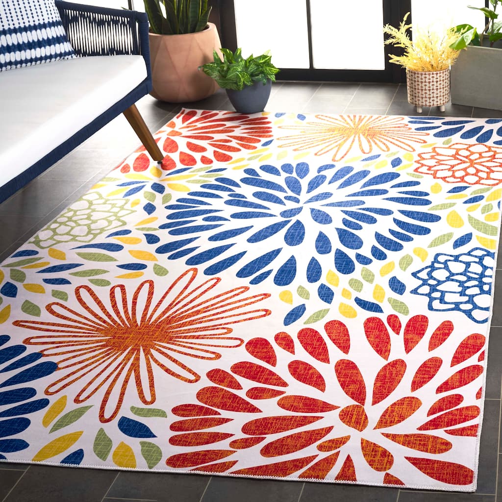 SAFAVIEH Malibu Sarienke Machine Washable & Slip Resistant Rug