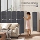 preview thumbnail 3 of 6, HOMCOM Room Divider, 8 Panel Folding Privacy Screen, 5.6' Tall Freestanding Wall Partition