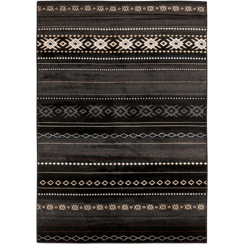 The Curated Nomad Zanjero Southwestern Aztec Area Rug