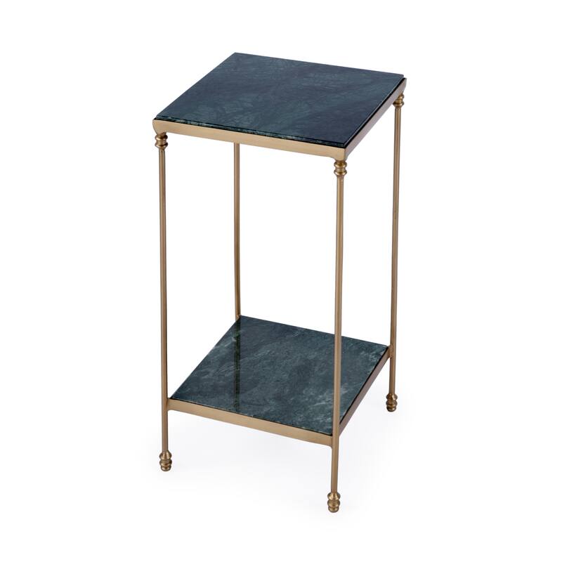 Larkin Marble & Iron Accent Table