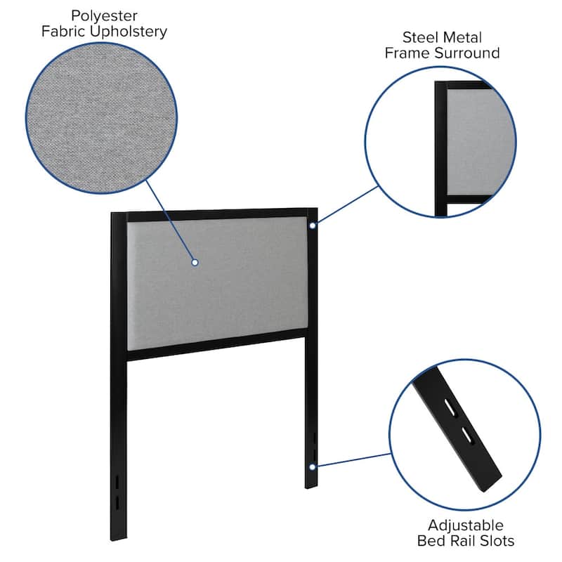 Metal Upholstered Headboard - Modern Headboard