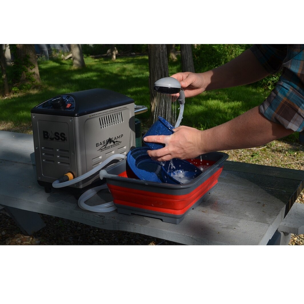 Mr. Heater BaseCamp BOSS-XB13 Battery Operated Shower System - Bed Bath u0026  Beyond - 29378116