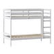 preview thumbnail 25 of 77, Walker Edison Simple Solid Wood Twin Over Twin Bunk Bed