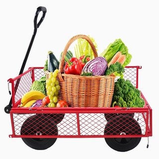 Tools cart Wagon Cart Garden cart trucks, 550lbs Capacity - Bed Bath ...
