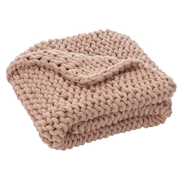 Bed bath and beyond chunky knit blanket outlet