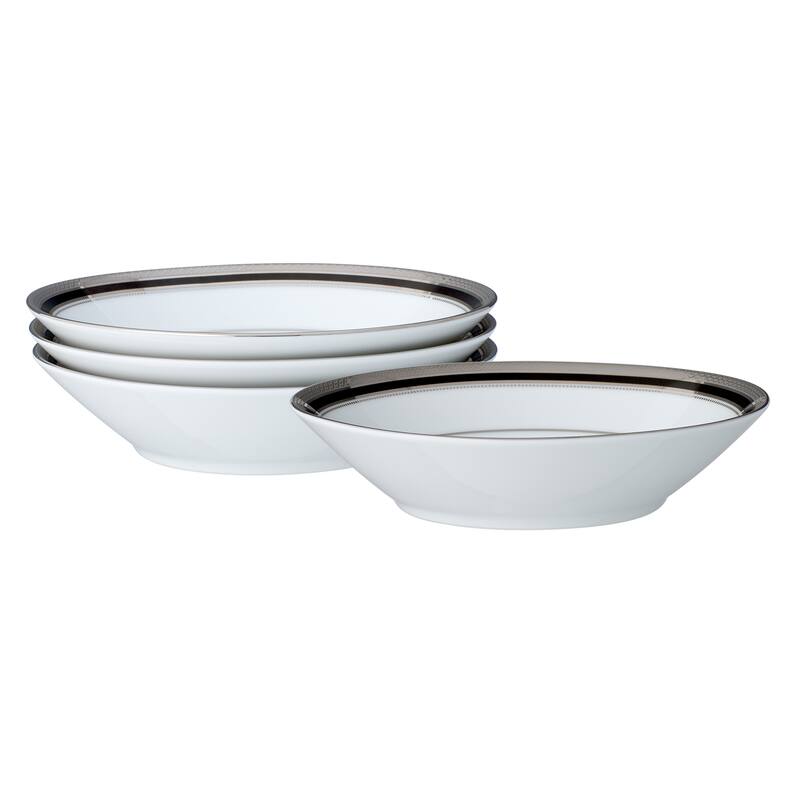 Noritake Austin Platinum Set Of 4 Fruit Bowls, 5-1/2", 4 oz.