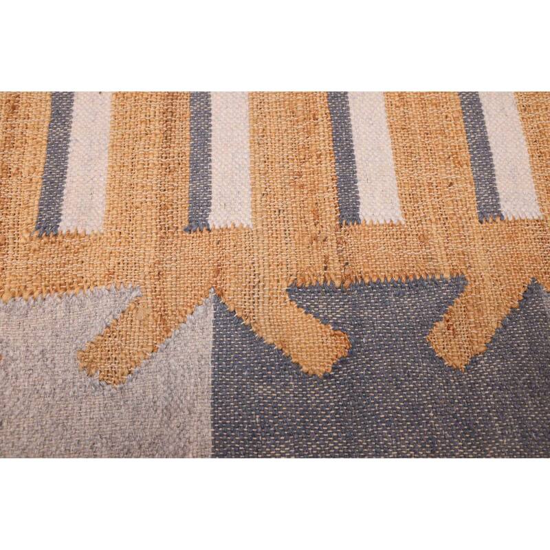 ECARPETGALLERY Flat-Weave Palas Denizli Tan Kilim - 5'3 x 7'10