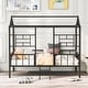 preview thumbnail 21 of 34, Metal House Bed Frame with Slatted Support