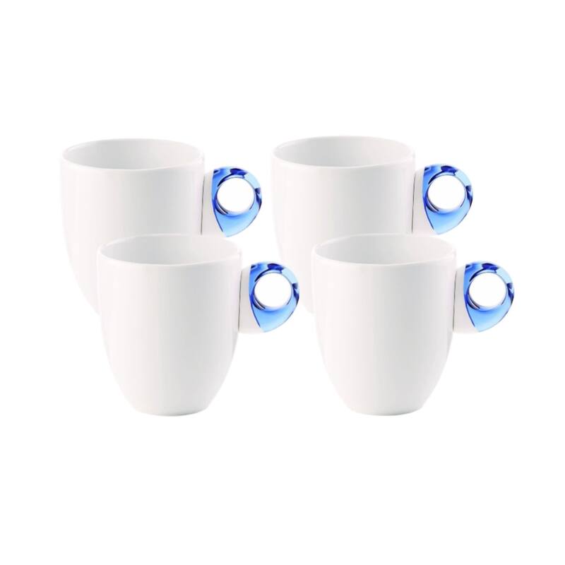 Guzzini Set of 4 Feeling Mugs - 8.5 oz
