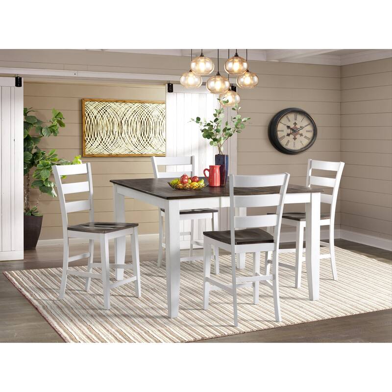 Kona Grey and White Gathering Table