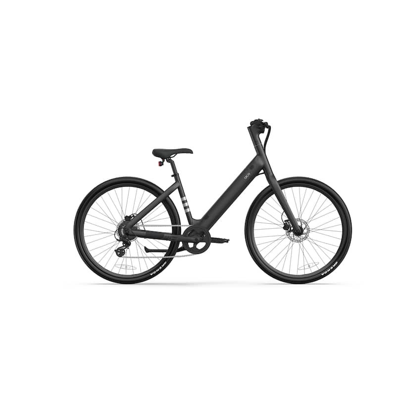 Minimalist Step-through e-Bike - Long Operating Range, High Speed, Matte Black - 21
