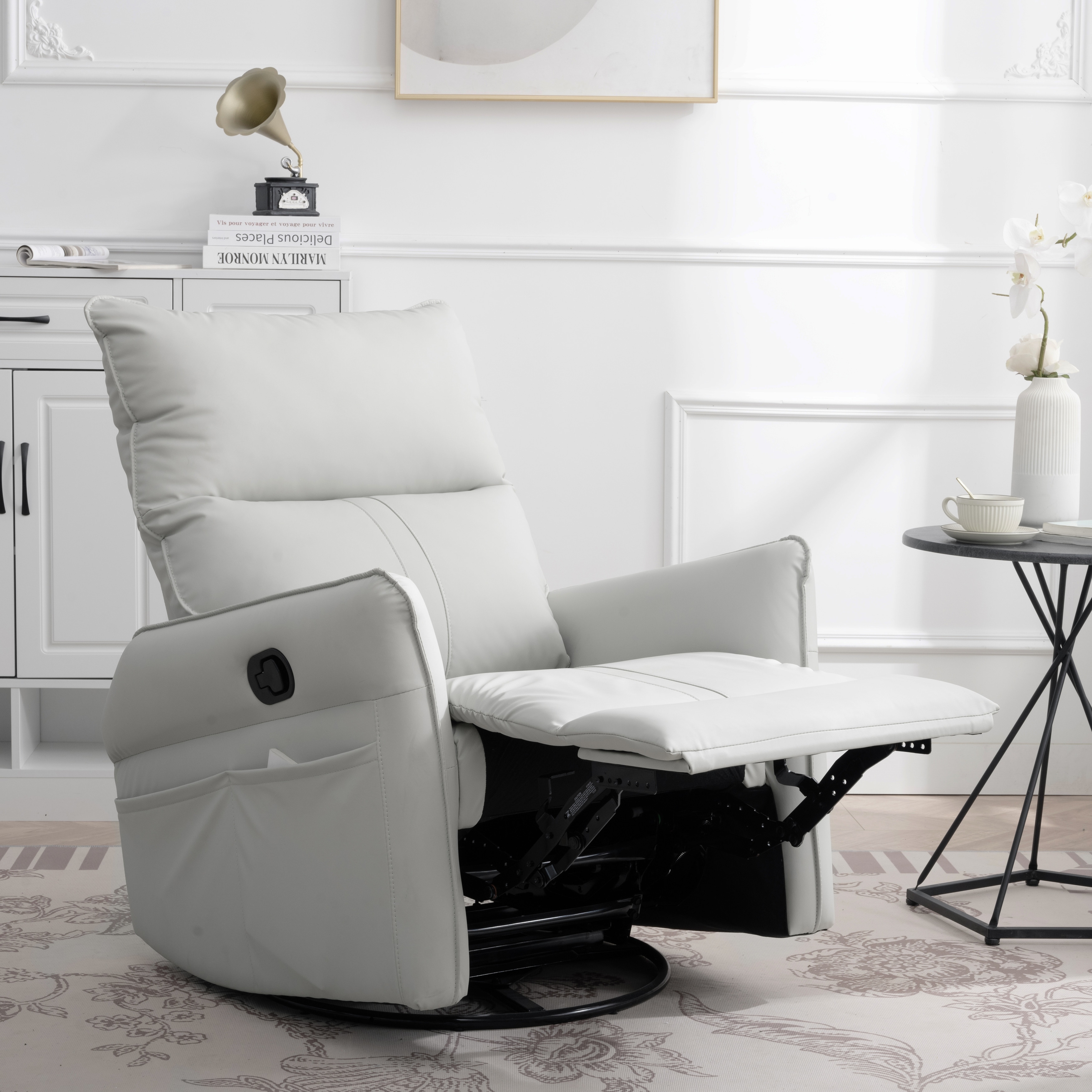 360 Degree Swivel Rocking Recliner Chair Modern Small Home