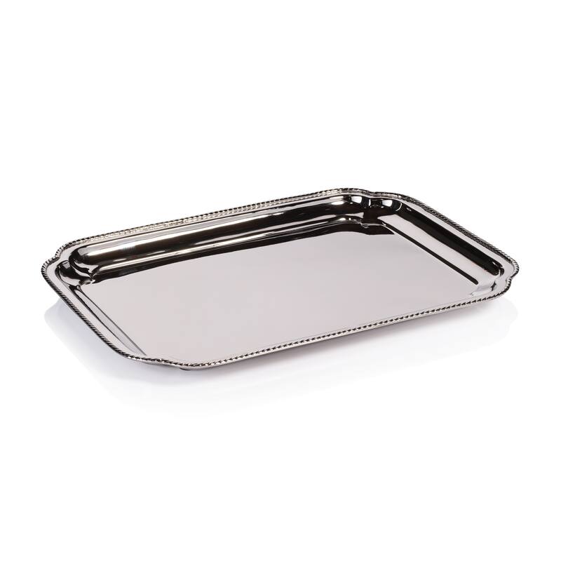 Andrea Polished Brass Tray - Large