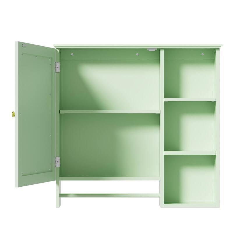 Modern Wall Mounted Design,Wall Mounted Bathroom Storage Cabinet,Medicine Cabinets with large mirror door