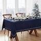 preview thumbnail 1 of 3, Snowflake Laser Cut Tablecloth